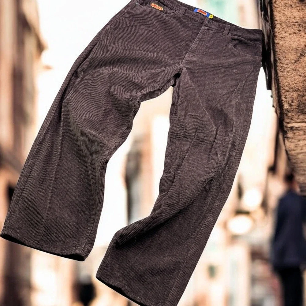 Empyre Relax Corduroy Pants Mens 36 Brown Baggy Loose‎ Fit Skate Streetwear
